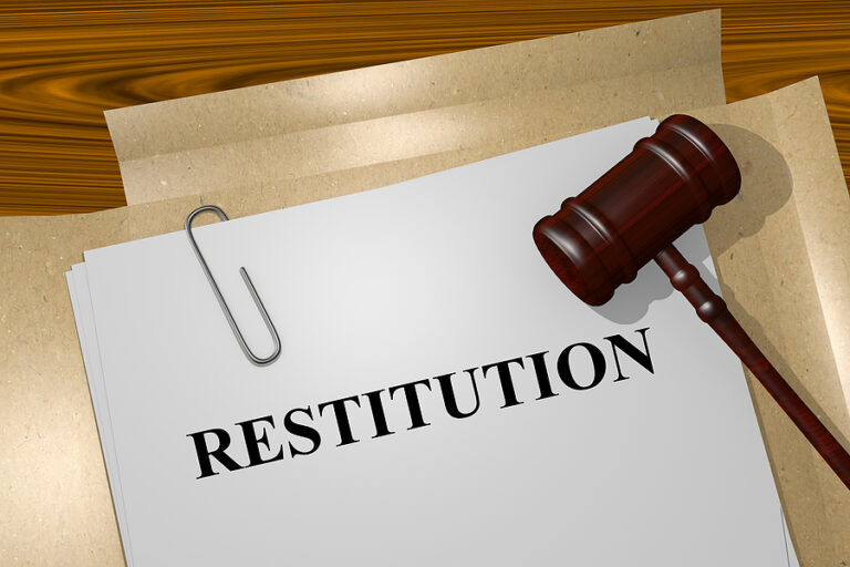 What You Need to Know About Being Ordered to Pay Restitution in a ...